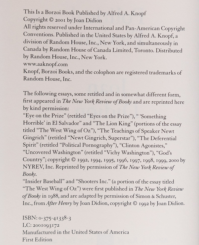 Political Fictions.