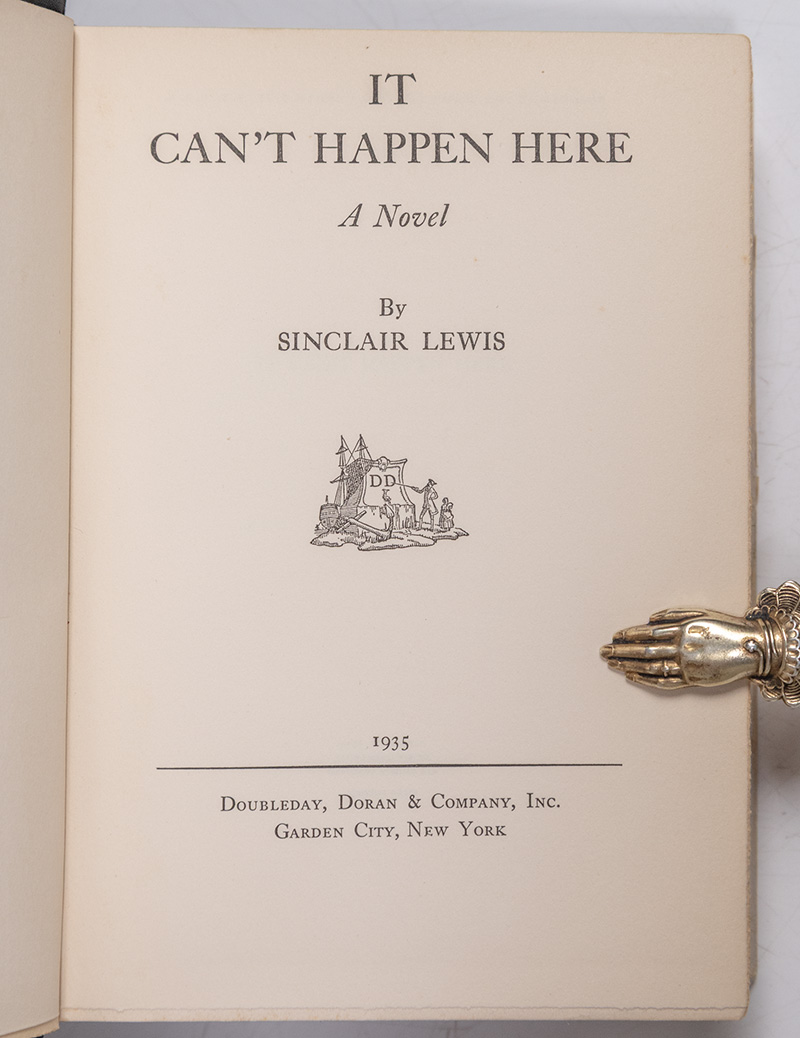 It Can't Happen Here.