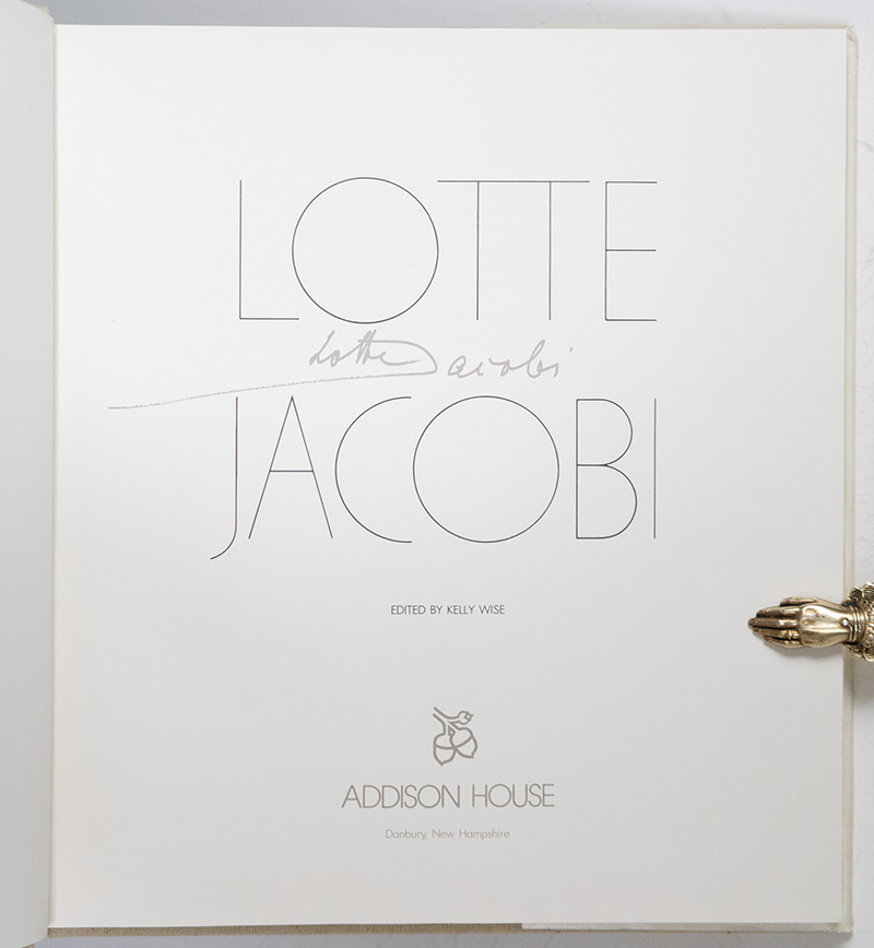 Lotte Jacobi.