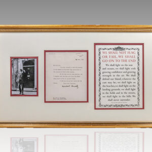 Winston S. Churchill Typed Letter Signed.