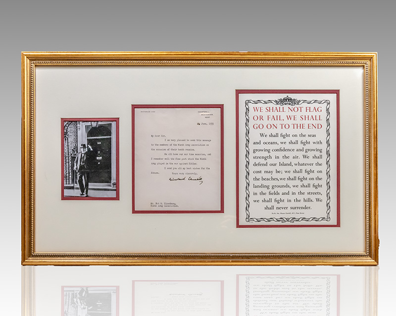Winston S. Churchill Typed Letter Signed.