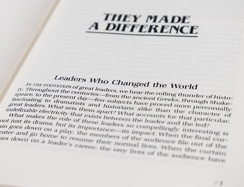 Leaders: Profiles and Reminisces of Men Who Have Shaped the Modern World.