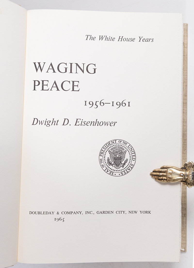 The White House Years: Mandate for Change 1953-1956. The White House Years: Waging Peace 1956-1961.