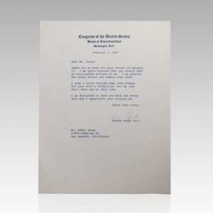 George H.W. Bush Typed Letter Signed.