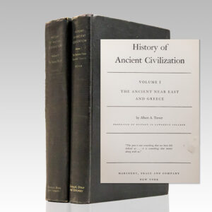History of Ancient Civilization: Volume I The Ancient Near East and Greece, Volume II The Roman World.