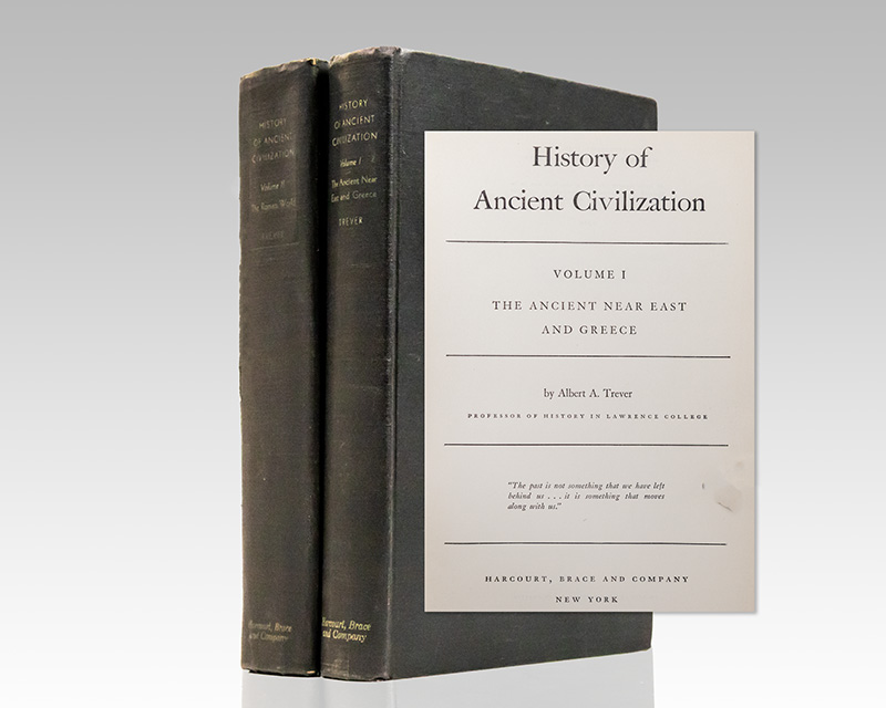 History of Ancient Civilization: Volume I The Ancient Near East and Greece, Volume II The Roman World.