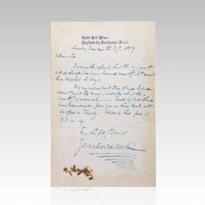 Charles Dickens Autograph Letter Signed.