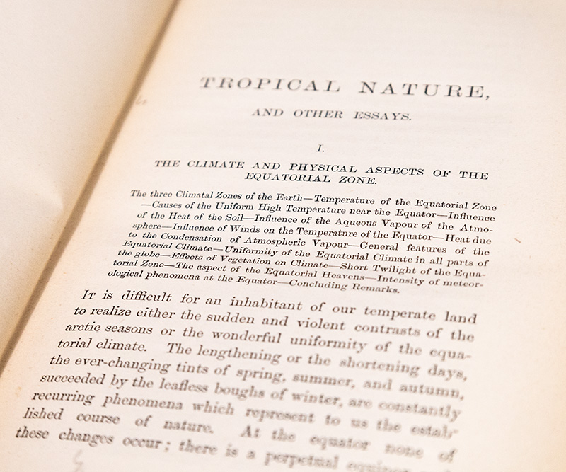 Tropical Nature, and Other Essays.