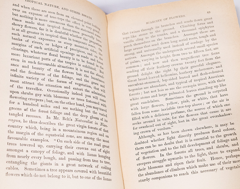 Tropical Nature, and Other Essays.