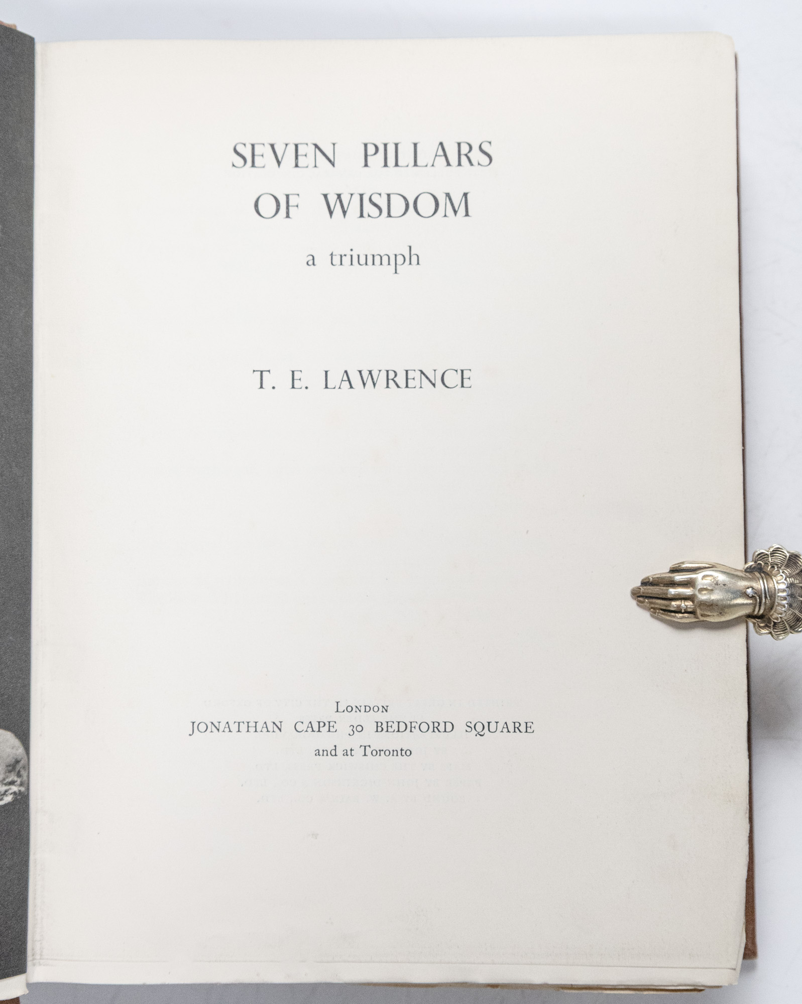 Seven Pillars of Wisdom.