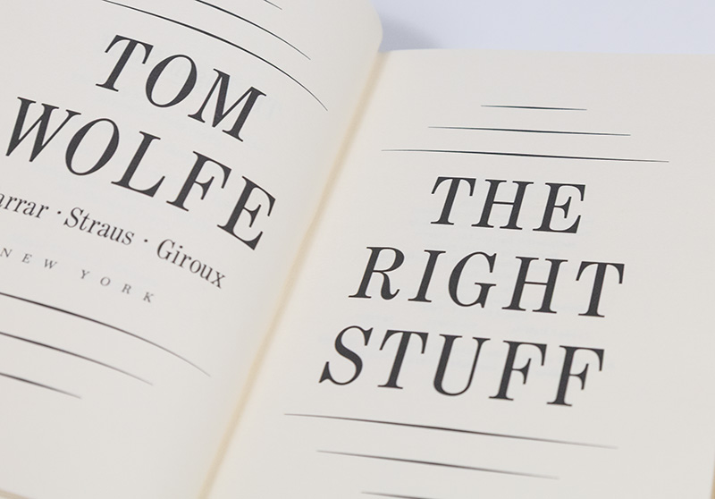 The Right Stuff.