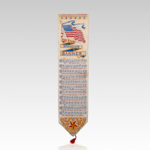 Stevengraph Bookmark of the Star-Spangled Banner.