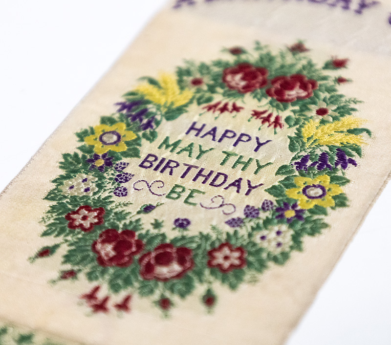 Stevengraph Bookmark "A Dear Friend's Wish."