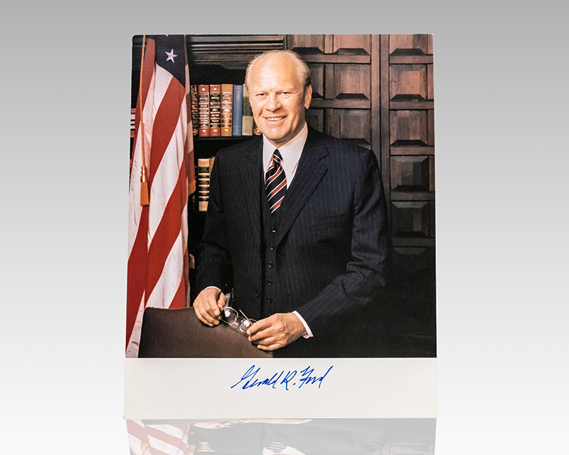 Gerald R. Ford Signed Photograph.