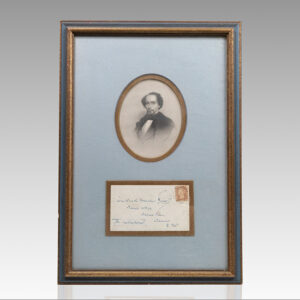 Charles Dickens Autograph Envelope Signed.