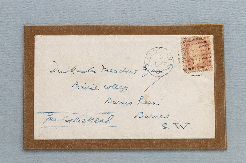 Charles Dickens Autograph Envelope Signed.
