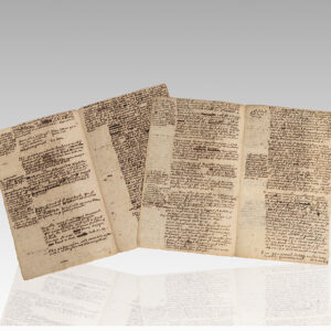 Reverend Cotton Mather Autograph Manuscript of a Sermon.