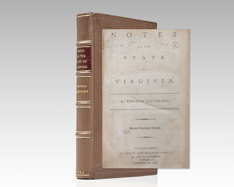 Notes on the State of Virginia.