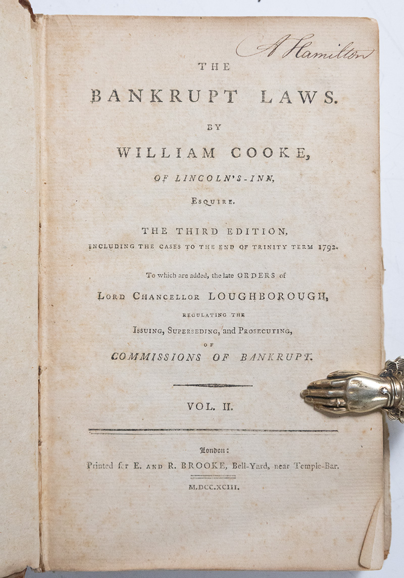 The Bankrupt Laws.