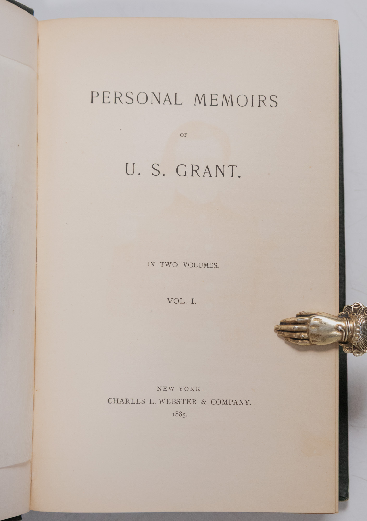 Personal Memoirs of U.S. Grant.