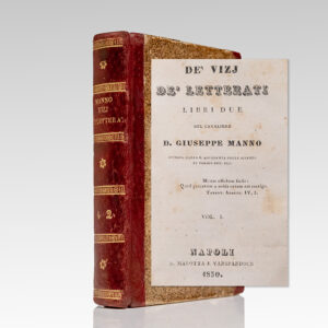 De’ Vizj De’ Letterati. [On the Vices of Men of Letters].