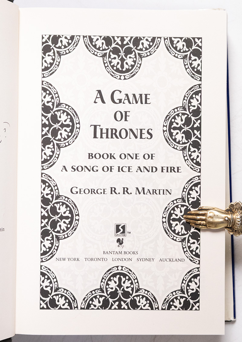 A Game of Thrones.