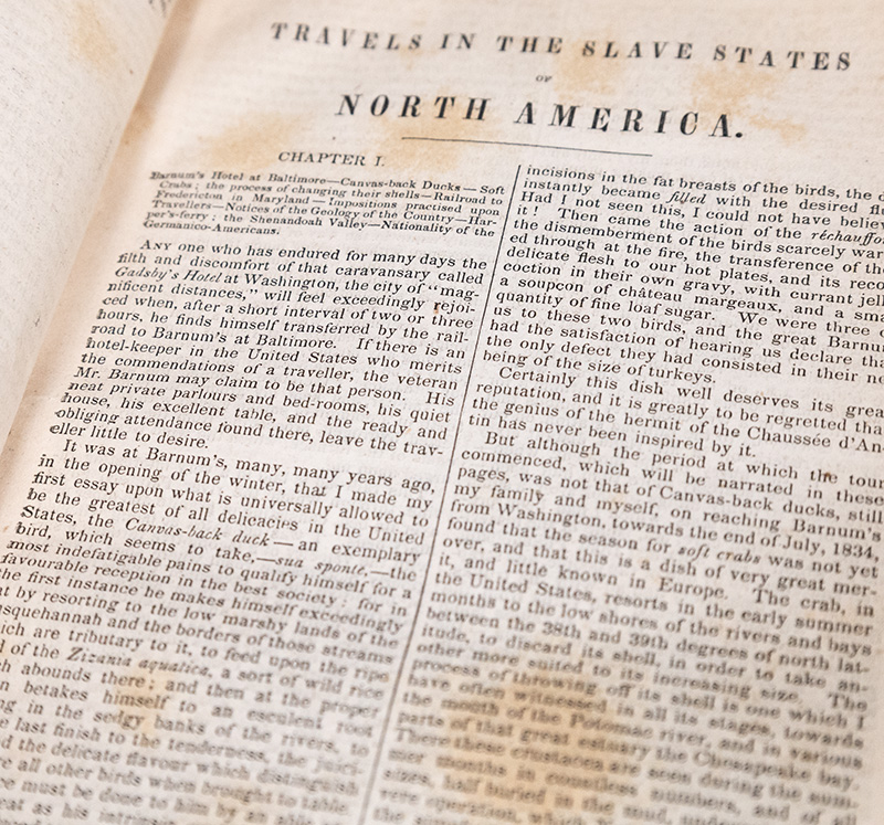 Excursion Through The Slave States, From Washington on the Potomac to the Frontier of Mexico; With Sketches of Popular Manners and Geological Notices.