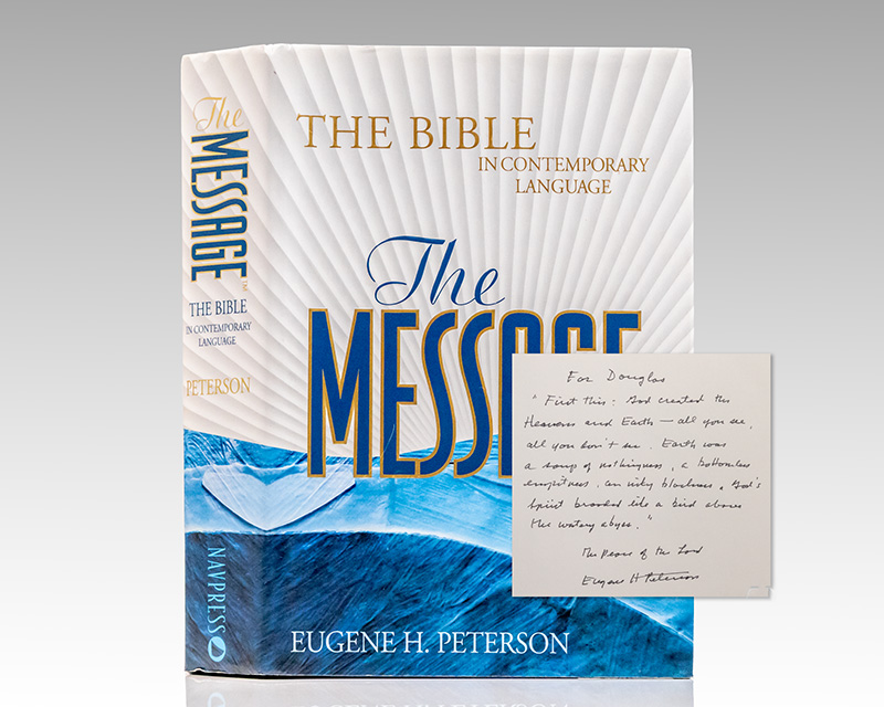 The Message: The Bible In Contemporary Language.
