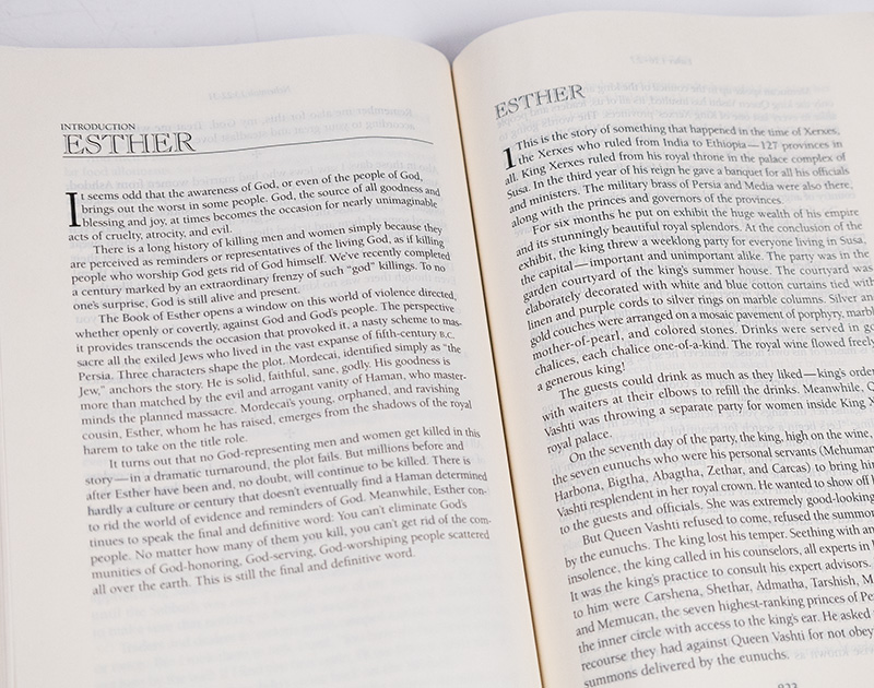 The Message: The Bible In Contemporary Language.