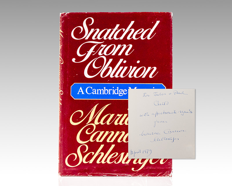 Snatched from Oblivion: A Cambridge Memoir.