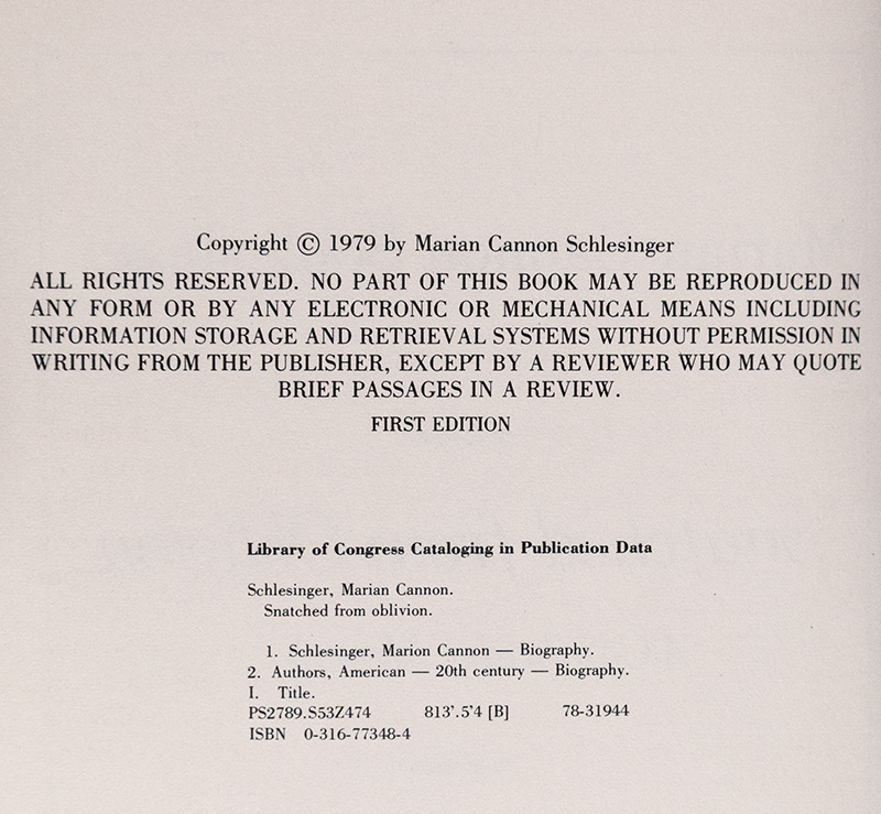 Snatched from Oblivion: A Cambridge Memoir.