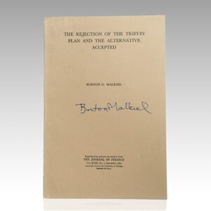 The Journal of Finance: The Rejection of the Triffin Plan and the Alternative Accepted.