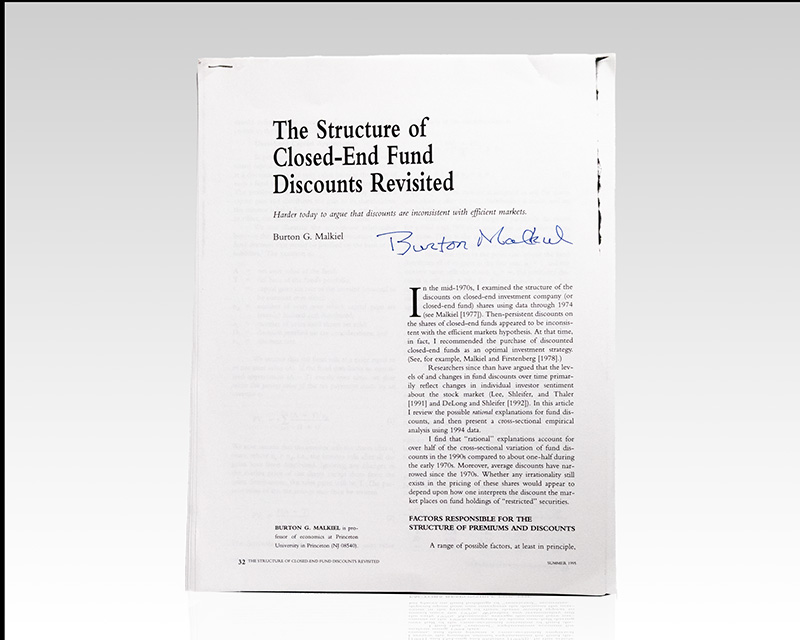 The Journal of Portfolio Management: The Structure of Closed-End Fund Discounts Revisited.