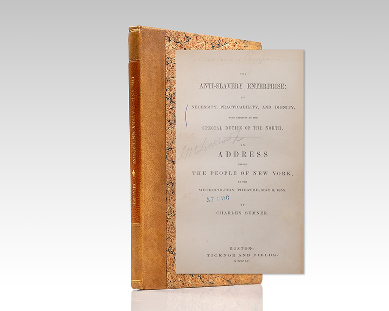 The Anti-Slavery Enterprise: its Necessity, Practicability, and Dignity, With Glimpses at the Special Duties of the North. An Address before the People of New York, At the Metropolitan Theatre, May 9, 1855.