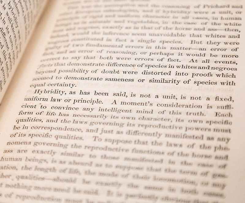 Negroes and Negro "Slavery:" The First an Inferior Race: The Latter its Normal Condition.