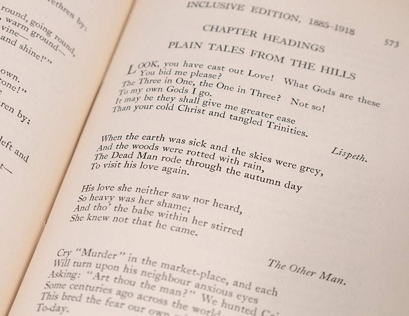 Rudyard Kipling's Verse: Inclusive Edition 1885-1918.