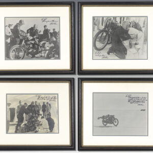 Rollie Free Signed Motorcycle Racing Photograph Collection.