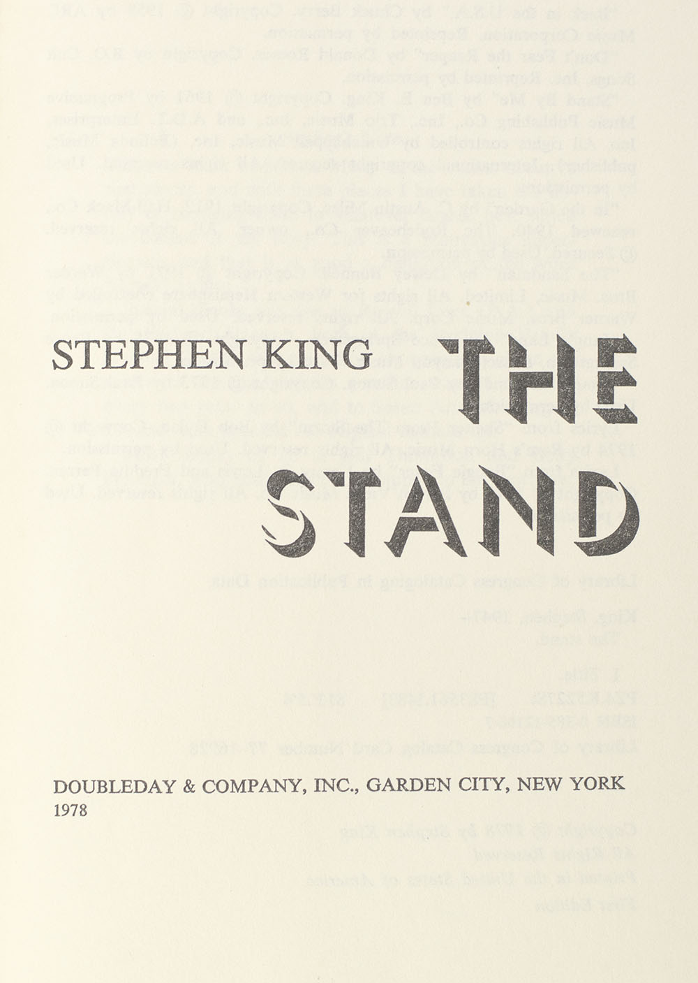 The Stand.