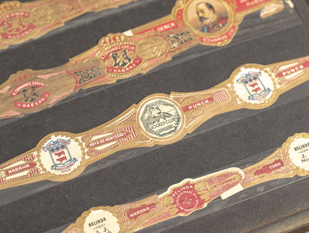 Rare Cuban Cigar Band Collection Folio